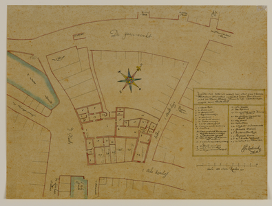 216506 Plattegrond van het gebouwencomplex van het stadhuis aan de Stadhuisbrug te Utrecht; met weergave van de ...